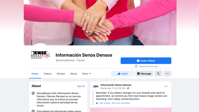 Facebook | Dense Breast Info
