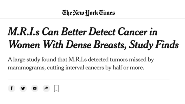 DB-i in The New York Times | Dense Breast Info