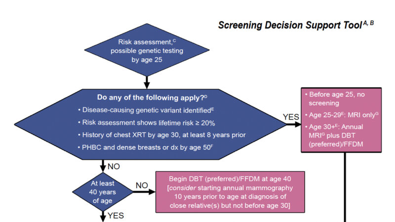 Updated Screening Flowchart & Recently Published | Dense Breast Info