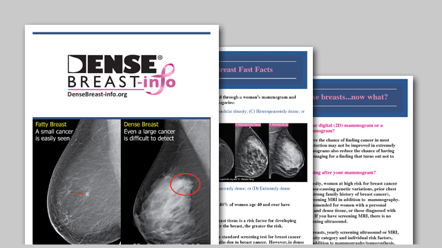 Patient Brochure | Dense Breast Info