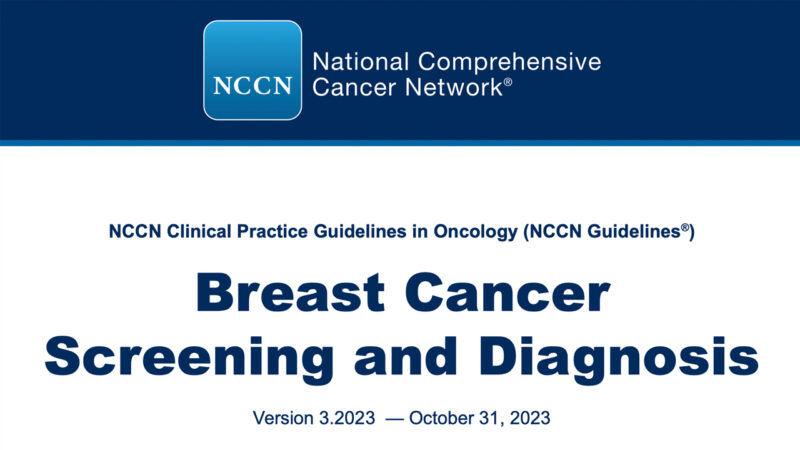 NCCN Guideline Update, New Research | Dense Breast Info