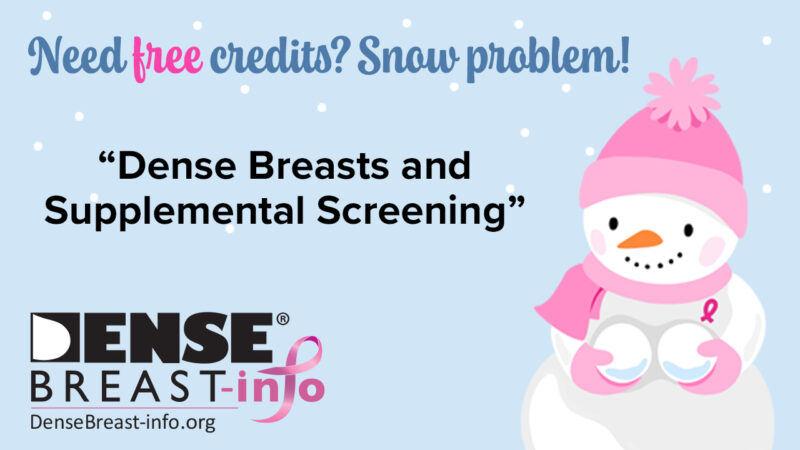 CME/CE Free Credit Opportunity | Dense Breast Info
