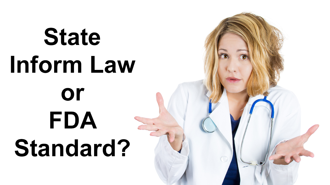 New Insurance Bill, State vs FDA