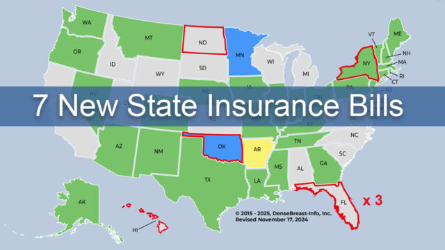 Latest State Insurance Bills, MAB News | Dense Breast Info