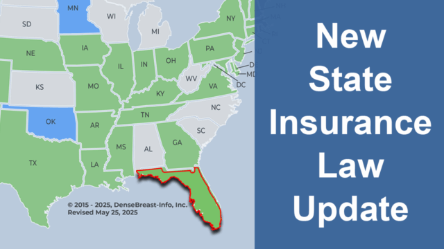 New state insurance law, Australia INFORM, Study on parenchymal texture and risk | Dense Breast Info
